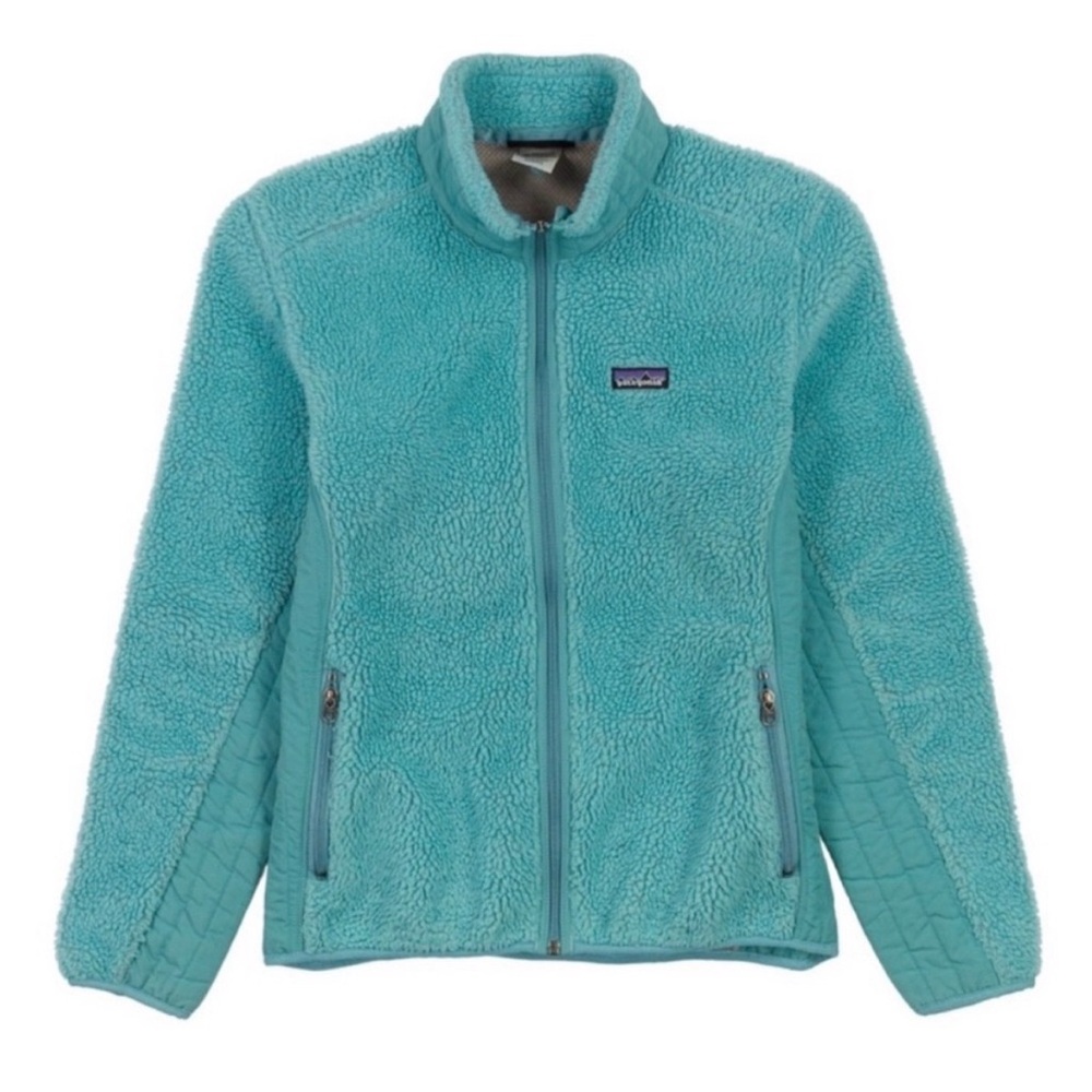 LAST CHANCE CLOSET CLOSING Patagonia Retro X Turquoise Teal Blue Green Jacket